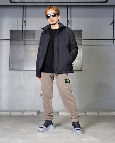 【STONE ISLAND】 <br>ORGANIC COTTON CARGO RIB PANTS