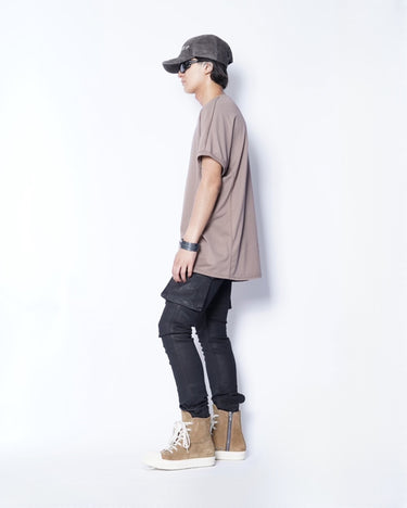 【prasthana】<br>FLUX ARM 3 T-SHIRT (SUVIN/GIZA)