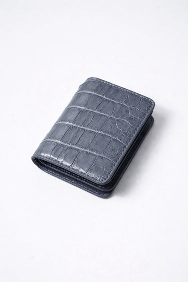予約受付中<br>【GUIDI】<br>-C8-<br>ALLIGATOR MISSISSIPPIENSIS ZIPPED WALLET