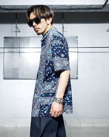 【DESTIN】<br>"MALIBU"<br>TEXAS<br>BANDANA PATCH DRIPPING