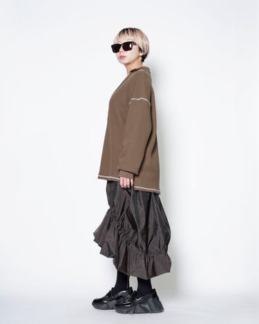 【ENSW】<br>V NECK SWEAT SHIRT