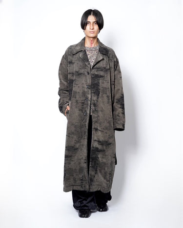 【TAAKK】<br>MOLE JACQUARD DENIM COAT