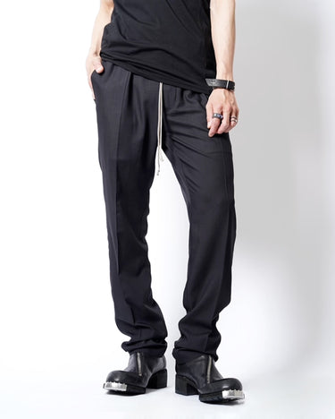【RICK OWENS】<br>DRAWSTRING SLIM LONG-WG-