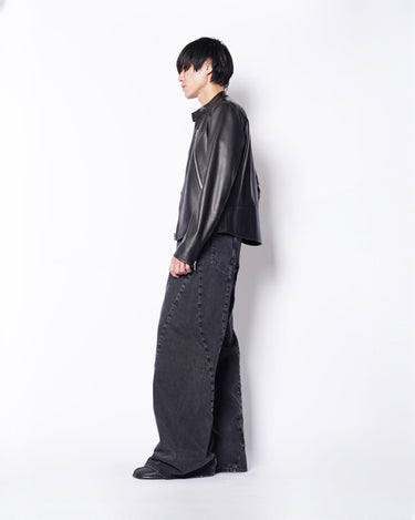 -UNISEX-<br>[Maison Margiela 1]<br>BIAS CUT<br>Wide Flare Denim Pants