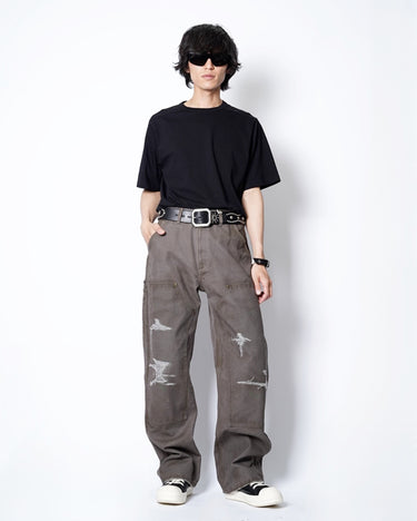 【KAMIYA】<br>BORO Duck Painter Pants