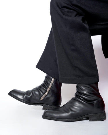 【GUIDI】<br>-PG06SZ- HORSE FULL GRAIN LINED SIDE ZIP BOOT