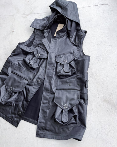 イベント期間限定アイテム<br>(9月19日～27日まで)<br>【ANTHEM A】<br>SMOOTH MILITARY LONG VEST