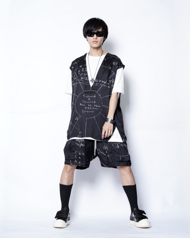 【RICK OWENS】<br>CROPPED FLIGHTSUIT TOP -KP1-