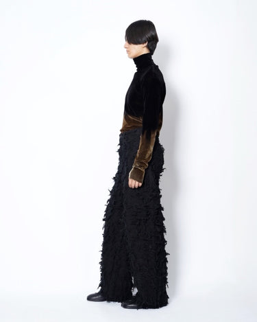 【TAAKK】<br>SHAGGY DENIM PANTS