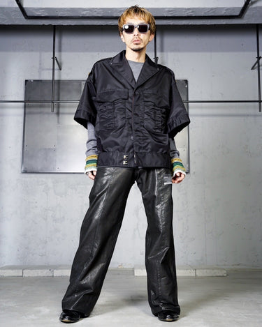 【kolor】<br>NYLON S/S BLOUSON