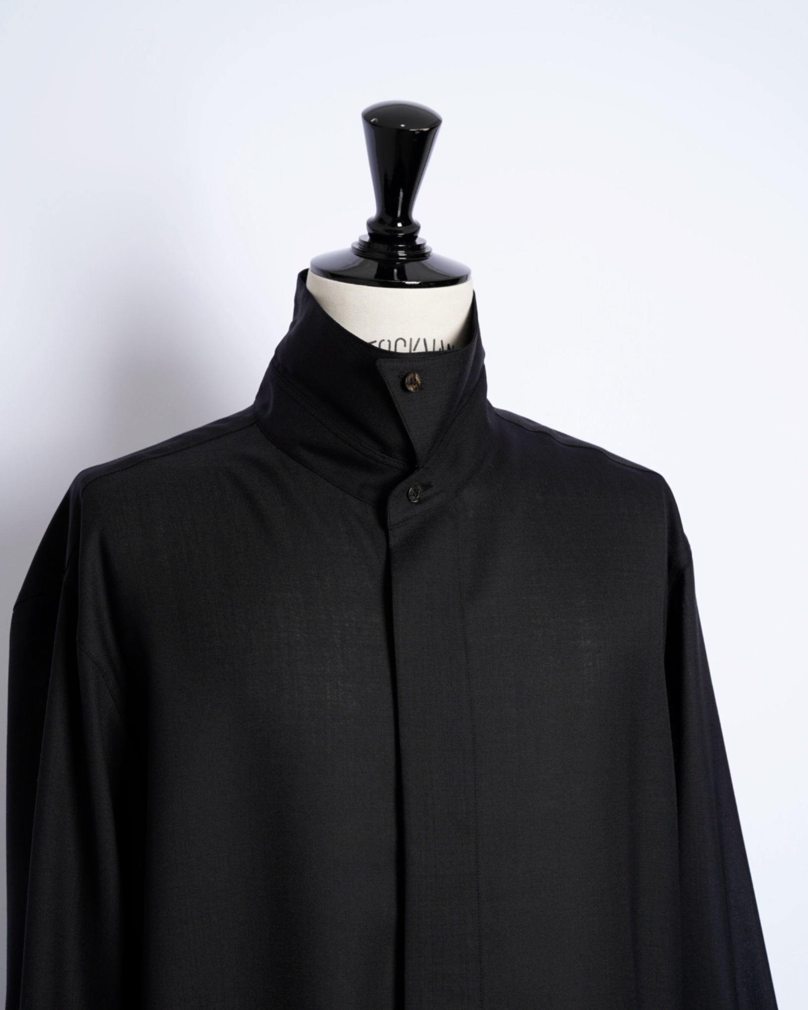 OVERCOAT】Oversized Light Wool Shirt -Amanojak.