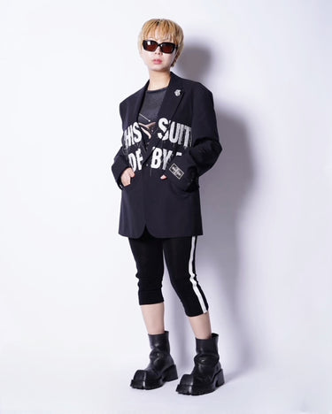【INSCRIRE】<br>Wool Fraise Half Leggings