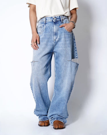-25SS RESTOCK-<br>[Maison Margiela 1]<br>Cut out<br>Denim Pants