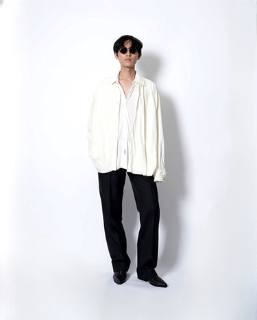 イベント期間限定アイテム<br>(6月27日～7月5日まで)<br>【KANEMASA PHIL】<br>46G Artisan Shirt (ECRU DYE)