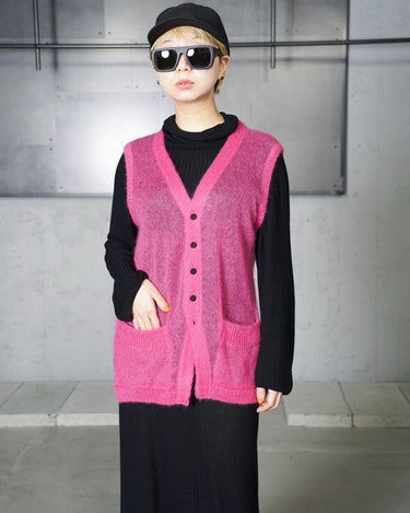 UNISEX<br>【KAKAN】<BR>MOHAIR VEST