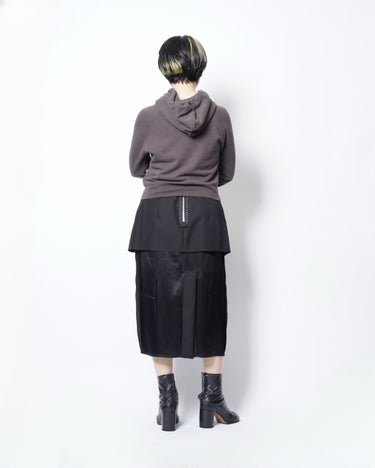 【INSCRIRE】<br>Cotton Linen Hoodie Tight Fit