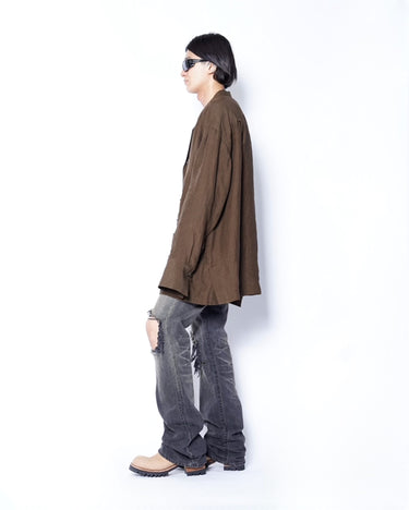 [ZIGGY CHEN]<br>DOUBLE BREASTED SHIRT JACKET