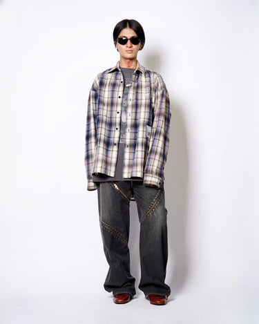 【Maison MIHARA YASUHIRO】<br>VINTAGE LIKE CHECK SHIRT