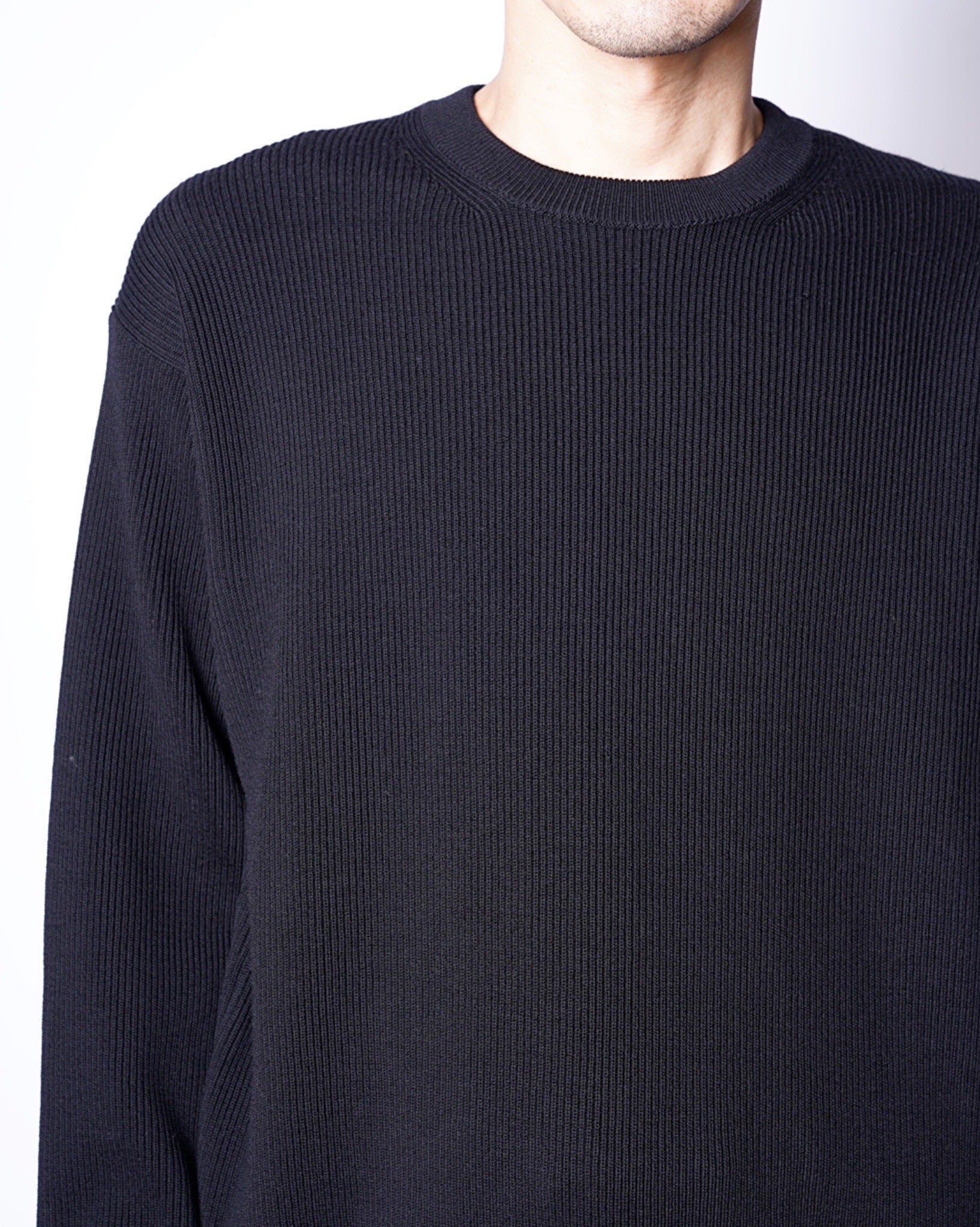 BATONER】(バトナー）SUPER HIGH TWIST WOOL CREW NECK-AMANOJAK