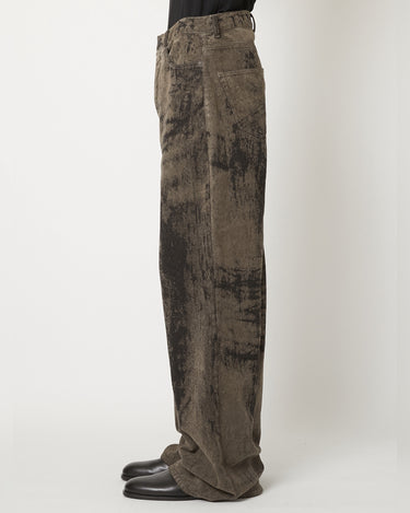 26AW予約受付中<br>【TAAKK】<br>MOLE DENIM WIDE PANTS