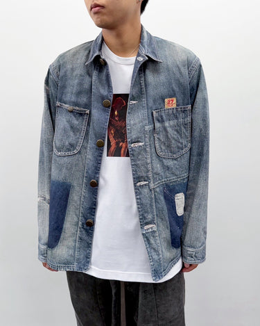 27SS予約受付中<br>【JUNYA WATANABE MAN】<br>× NewManual TRANSFER PRINT COVERALL