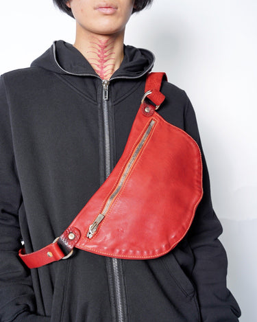 【GUIDI】<br>-Q100- SOFT HORSE FULL GRAIN BELT BAG