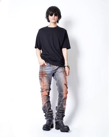 【BORIS BIDJAN SABERI】<br>"P13" FKU100002<br>DENIM PANTS<br>THE COPPER MINER