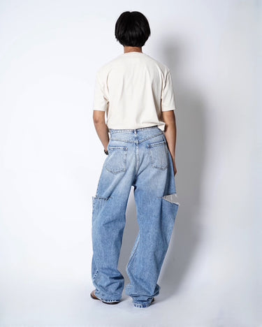 -25SS RESTOCK-<br>[Maison Margiela 1]<br>Cut out<br>Denim Pants