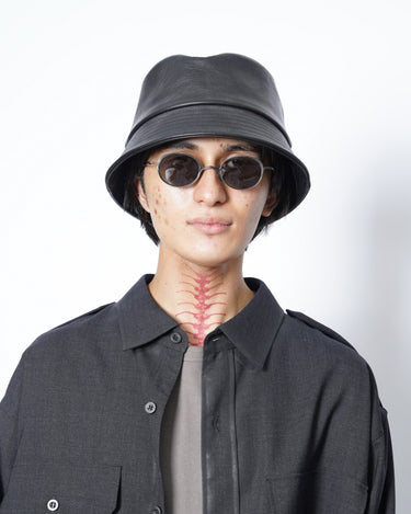 【KIJIMA TAKAYUKI】<br>ゴートレザー<br>バケットハット
