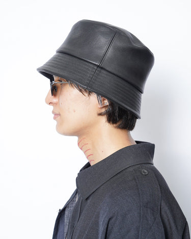 【KIJIMA TAKAYUKI】<br>ゴートレザー<br>バケットハット