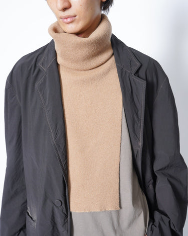 【walenode】<br>NATURAL CAMEL TURTLENECK SNOOD