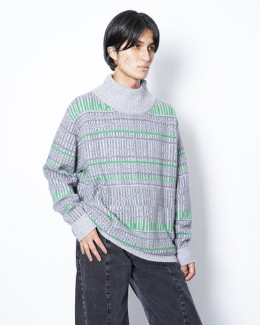 【walenode】<br>18.5 MICRON WOOL TURTLENECK SWEATER