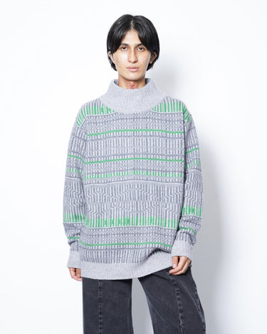 【walenode】<br>18.5 MICRON WOOL TURTLENECK SWEATER