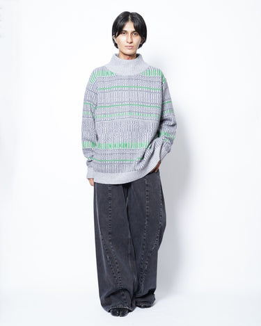 【walenode】<br>18.5 MICRON WOOL TURTLENECK SWEATER