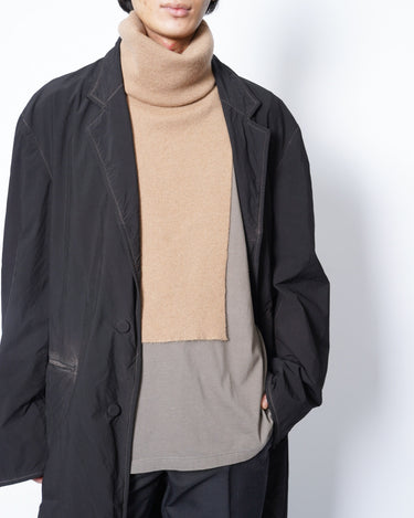 【walenode】<br>NATURAL CAMEL TURTLENECK SNOOD