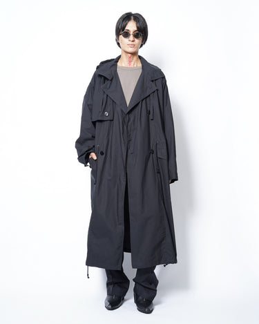 【LEMAIRE】<br>LIGHT HOODED TRENCH -WR LIGHT VENTILE® COTTON-