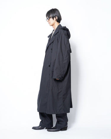 【LEMAIRE】<br>LIGHT HOODED TRENCH -WR LIGHT VENTILE® COTTON-