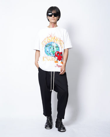 【SOMEIT】<br>for Amanojak.<br>"ROUUIS EMBROIDERY"<br>VINTAGE TEE