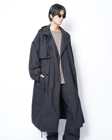 【LEMAIRE】<br>LIGHT HOODED TRENCH -WR LIGHT VENTILE® COTTON-