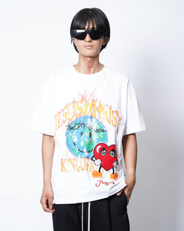 【SOMEIT】<br>for Amanojak.<br>"ROUUIS EMBROIDERY"<br>VINTAGE TEE