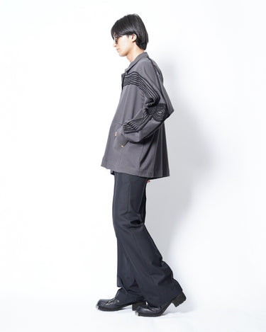 【SONG FOR THE MUTE】<br>"APPLIQUE" TRACK JACKET -SOFT ROOTS JERSEY-