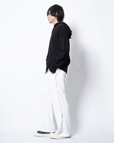 【MARNI】<br>DESTROY COTTON KNIT HOODIE