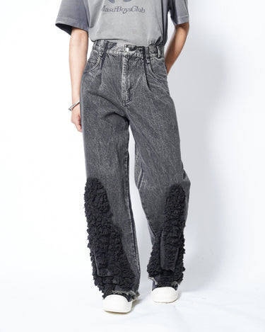 【SONG FOR THE MUTE】<br>BOYFRIEND JEANS -ACID WASH DENIM-