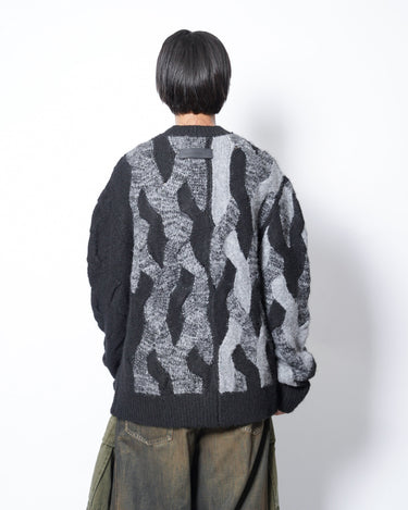 【Feng Chen Wang】<br>GRADIENT CABLE SWEATER