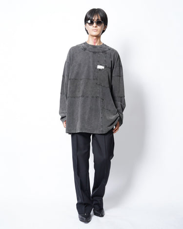 【Feng Chen Wang】<br>DECONSTRUCTION<br>WASHED LONG-SLEEVE SHIRT