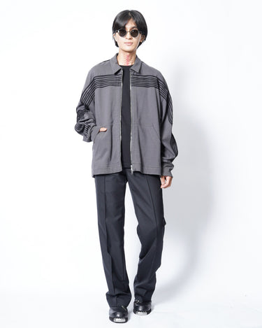 【SONG FOR THE MUTE】<br>"APPLIQUE" TRACK JACKET -SOFT ROOTS JERSEY-