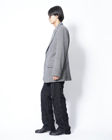 【SONG FOR THE MUTE】MIRROR BLAZER -HOUNDTOOTH-