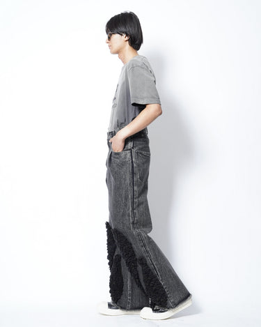 【SONG FOR THE MUTE】<br>BOYFRIEND JEANS -ACID WASH DENIM-