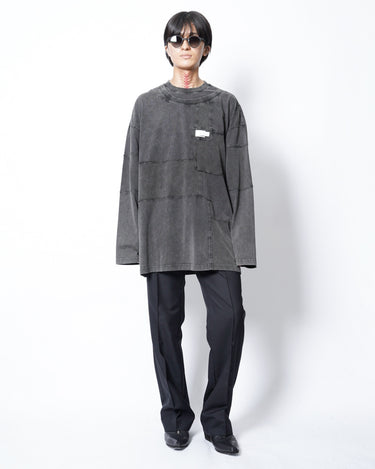【Feng Chen Wang】<br>DECONSTRUCTION<br>WASHED LONG-SLEEVE SHIRT