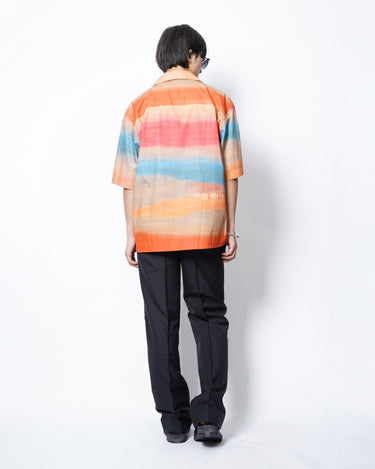 【MARNI】<br>× -Flaminia Veronesi-<br>サンセットプリント<br>オープンカラーシャツ